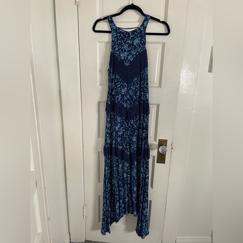 Francesca’s Dina Be Long Blue Dress